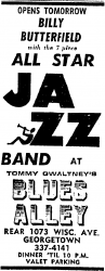 Billy Butterfield at Blues Alley