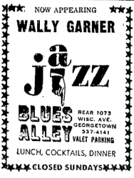 Wally Garner at Blues Alley