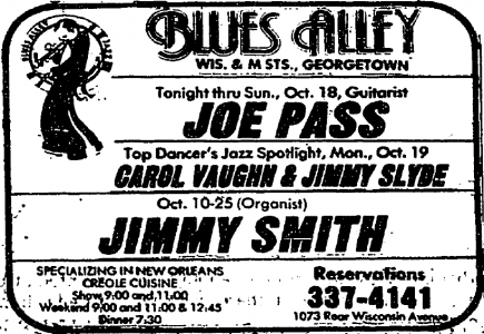 Joe Pass at Blues Alley