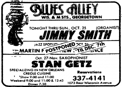 Jimmy Smith at Blues Alley