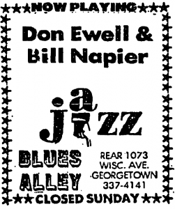 Don Ewell and Bill Napier at Blues Alley