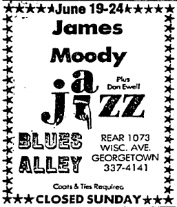 James Moody at Blues Alley