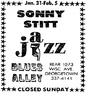 Sonny Stitt at Blues Alley