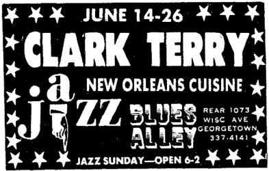 Clark Terry at Blues Alley