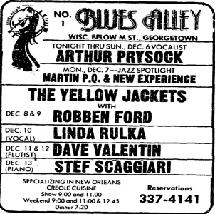 Arthur Prysock at Blues Alley