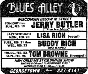 Jerry Butler at Blues Alley