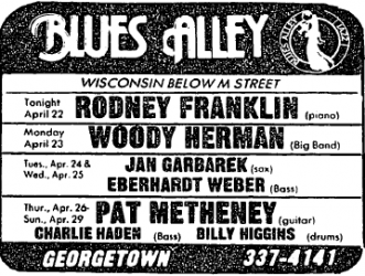 Rodney Franklin at Blues Alley