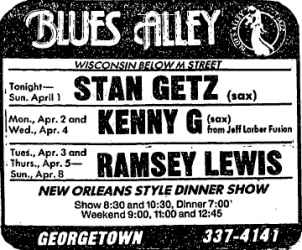Stan Getz at Blues Alley