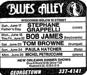 Stephane Grappelli at Blues Alley