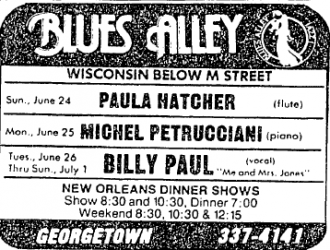 Paula Hatcher at Blues Alley