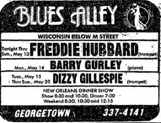 Freddie Hubbard at Blues Alley