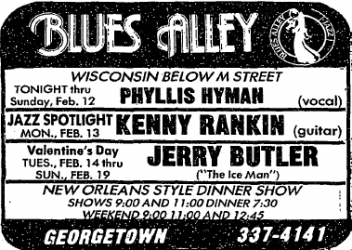 Phyllis Hyman at Blues Alley