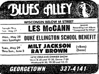 Les McCann at Blues Alley