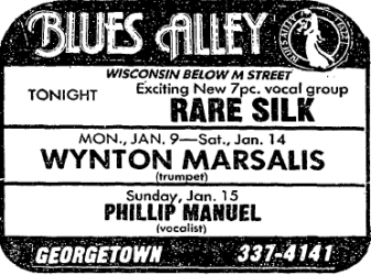 Rare Silk at Blues Alley