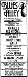 Jim Hall and Red Mitchell at Blues Alley