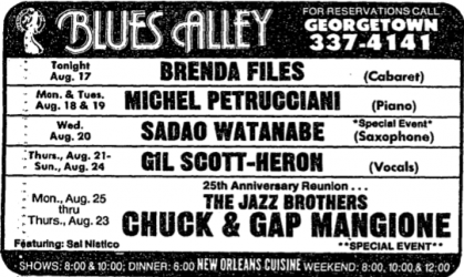 Brenda Files at Blues Alley