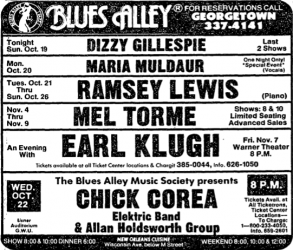 Dizzy Gillespie at Blues Alley