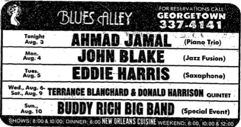 Ahmad Jamal at Blues Alley