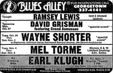 Ramsey Lewis at Blues Alley