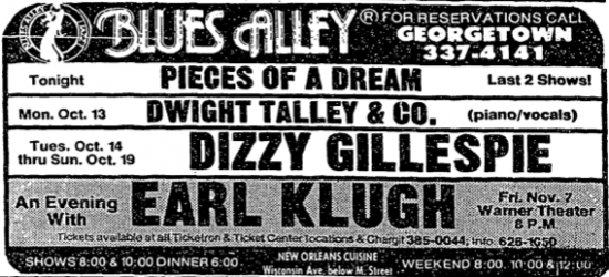 Pieces of a Dream at Blues Alley