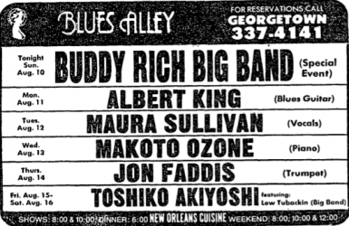 Buddy Rich at Blues Alley