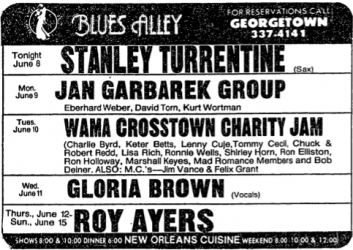 Stanley Turrentine at Blues Alley