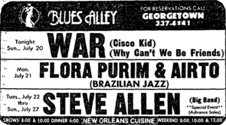 War at Blues Alley