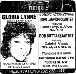 Gloria Lynne at Trumpets