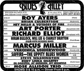 Roy Ayers at Blues Alley