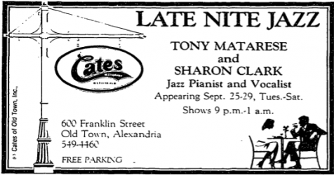 Tony Matarese and Sharon Clark at Cates