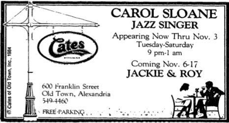 Carol Sloane at Cates