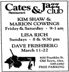 Kim Shaw and Marion Cowings at Cates