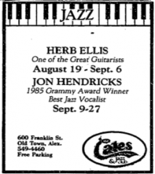 Herb Ellis at Cates