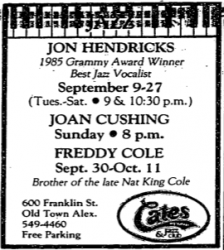 Jon Hendricks at Cates