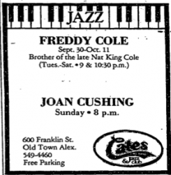 Freddy Cole at Cates