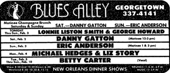 Lonnie Liston Smith and George Howard at Blues Alley