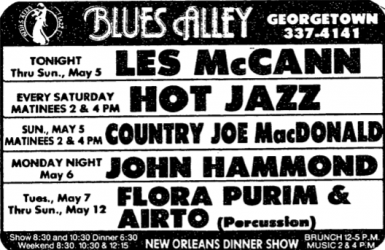 Les McCann at Blues Alley