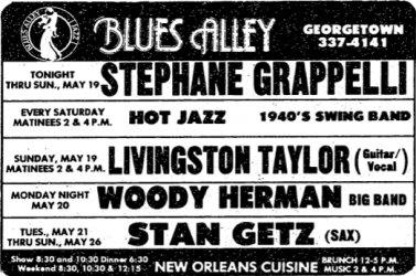 Stephane Grappelli at Blues Alley