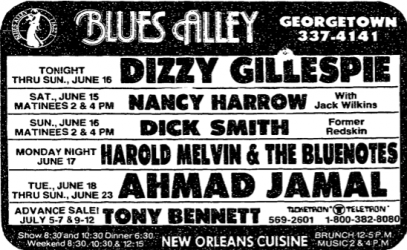 Dizzy Gillespie at Blues Alley