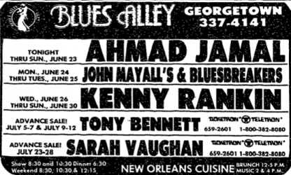 Ahmad Jamal at Blues Alley