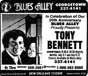Tony Bennett at Blues Alley