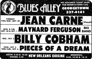 Jean Carn at Blues Alley