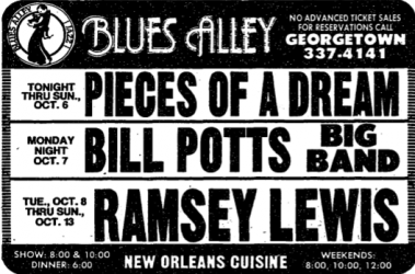 Pieces Of A Dream at Blues Alley