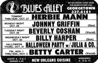 Herbie Mann at Blues Alley