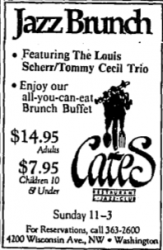 Louis Scherr & Tommy Cecil at Cates (DC)