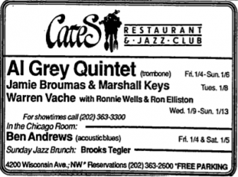 Al Grey at Cates (DC)