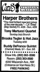 Harper Brothers at Cates (DC)