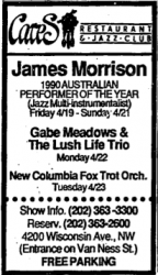 James Morrison at Cates (DC)